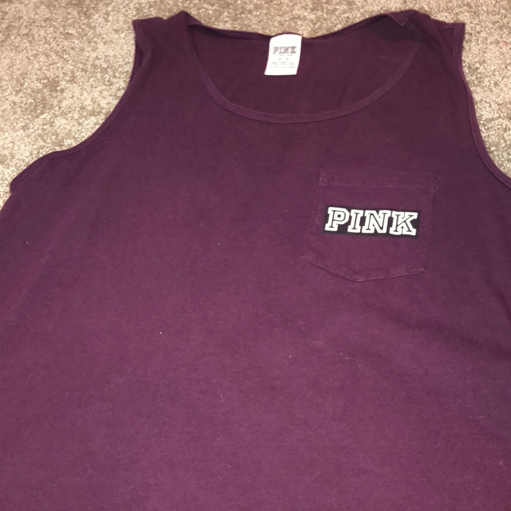 pink maroon tank top great condition !